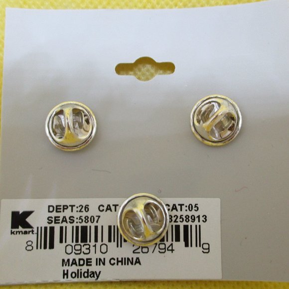 3 Piece Enamel Christmas Brooch Set Enamel Candycane Brooch Enamel Santa Clause - Picture 7 of 9